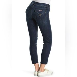 26. HUDSON COLLIN ANKLE RAW HEM MIDRISE SKINNY JEANS